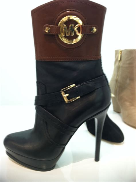 michael kors boot heels